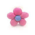 Rond de serviette en tissu fait main avec remplissage en coton pour decoration de table. - Violet