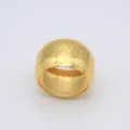 Goldener gehämmerter Metall Serviettenring edler Tischdeko Halter für Esszimmer Party - Größe 5 / Gold