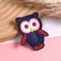 Schattige uil geborduurde patch DIY kleding accessoire gedetailleerde textuur voor tassen. - Stijl 1 (Uil)