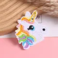 Leuke eenhoorn geborduurde patch, kleurrijke DIY naaibadge voor kleding, tassen en hoedendecor. - Stijl 3 (Eenhoorn)