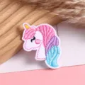 Einhorn Bestickter Stoffaufnäher Detail, perfekt für DIY Kleidung, Schuhe, Hüte und Taschen. - Stil 8 (Einhorn)