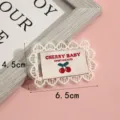 Leuke cartoon kers kant patch voor kleding DIY decoratie geborduurde kledingaccessoire. - #1 (Kers)