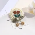 Kantrand borduurwerk patch schattige bloem kleding DIY ambacht zelfklevende applicatie accessoire - Stijl 2