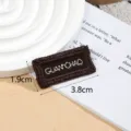Woven cloth label DIY handmade clothing accessories apparel badge apparel patch embellishment - GUANCHAO / Coffee