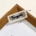 Détail de patch en dentelle et broderie filet avec dimensions, idéal pour vêtements et chapeaux. - Style 1 / 5,2x2,2cm