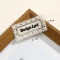 Écusson brodé en dentelle fond filet accessoire de vêtement DIY patch décoratif 5,7x2,9cm - Style 2 / 5.7x2.9cm