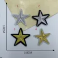 DIY embroidered star patches clothing accessories apparel badge set of four variants 3.8cm - Style 8