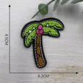 Tropische palmboom borduurwerk patch DIY kleding decoratieve accessoire badge applicatie - Stijl 3