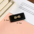 Streefborduurpatch DIY kledingaccessoire met elegant gouden BB-logodetail voor tassen. - Stijl 3