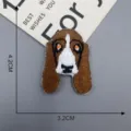 Leuke basset hound hond geborduurde stoffen patch voor kleding jeans DIY decoratief accessoire. - Patch Stijl 5