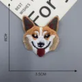 Corgi geborduurde stoffen patch kledingreparatie patch decoratieve DIY badge accessoire. - Patch Stijl 6
