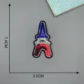 Eiffel Tower sequin patch for clothing, colorful embroidery badge DIY accessory. - Eiffel Tower