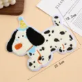 Cartoon dog towel embroidery patch DIY clothing accessories decorative cute puppy cloth badge. - 20.5x18.2cm