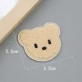 Cute bear plush cloth patch for DIY clothing decoration and accessories, size 5.5x6.5cm. - Style 3 / 5.5x6.5cm