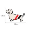 Cute cartoon puppy dog embroidery patch for DIY clothing accessories and fabric repair. - Style 5