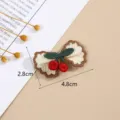 Cherry embroidery patch cloth sticker DIY clothing accessories decorative apparel appliques - Style 7