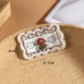 Koreaanse tekenfilm schattige kat geborduurde kant haarspeld DIY accessoire kleding - Stijl 2