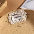 Leuke Koreaanse stijl kant haarclip DIY accessoire met strik voor meisjes en kinderen. - Stijl 4