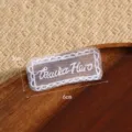 Witte kant geborduurde patch DIY kleding accessoire decoratieve applicatie 3x6cm trim. - Polka Dot (#3)