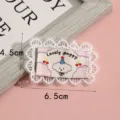 Cute cartoon puppy lace patch DIY clothing accessories embroidered fabric appliqué cute style - #6 (Puppy Cherry)