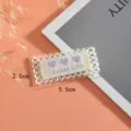 Lace embroidery patch fabric sticker DIY clothing decorative accessory 5.5x2.5cm - Style 5
