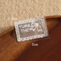 White lace bow embroidery patch for clothing DIY decoration, exquisite sewing apparel accessory. - Geometric #5