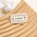 Toppa in tessuto di pizzo fatto a mano accessorio abbigliamento ricamato dettaglio. - Stile 8 (Ricamo Inglese)