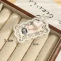 Vintage lace embroidered patch cartoon cute DIY hairpin bag decorative accessory size 6cm - Style 8