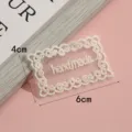 Kant borduurwerk patch handgemaakte DIY kleding accessoire applicaties decor 4x6cm - Patroon #1
