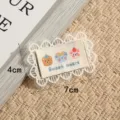 Süße spitze bestickte Bär Stoff Flicken DIY Kleidung dekorative Zubehör für Handwerk Basteln - US Größe 6