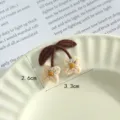 Leuke bloem geborduurde patch zelfklevend voor DIY kleding tassen stof handwerk. - Stijl 4
