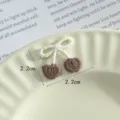 Cute 3D lace bow and cherry embroidery patch, perfect for DIY clothing and bags decoration. - Style 10