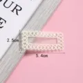 White lace embroidery patch DIY clothing accessories decorative sewing lace trim craft supply - Style 6