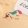 Cute cartoon horse embroidered patch DIY clothing bag phone case accessory decoration badge - Style 5