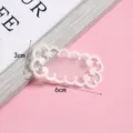 Sweet embroidered lace patch cloud shape DIY accessory for shoes hats clothes crafting decor 1pc - Style 10