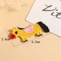 Cute cartoon pony embroidered patch clothing DIY accessory, yellow horse variant design. - Style 6