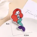 Schattige zeemeermin geborduurde patch voor kinderkleding, DIY decoratieve applicatie, access. - Stijl 3