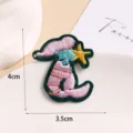 Children mermaid DIY embroidery patch cute starfish clothing accessory decorative badge - Style 6