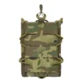Tactical Molle Double Magazine Pouch Multicam Nylon 7.62mm Fast Mag Carrier Vest Accessory - Camouflage