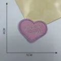 Pink heart embroidered cloth patch DIY apparel accessories decorative badge sticker appliques - Style 11