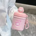 Portable cartoon 316 stainless steel thermos water bottle for kids and girls daily outdoor use. - 360ml / Pink