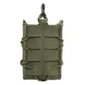 Tactical Molle 7.62mm Double Magazine Pouch Army Green Nylon Tactical Vest Accessory - Ranger Green