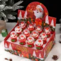 Christmas snow globe set, cute Santa Claus glass ball desktop decoration holiday gift wholesale. - Lighting And Snowfall / I# (Box of 12 Pieces)