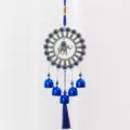 Retro Metallo Occhio Malvagio Campanello Vento Elefante Sospeso con Campane Blu Regalo - 200 Elefante