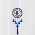 Campanello vento mano di fatima malocchio metallo decorazione appendere vintage per casa. - 200 Mano di Fatima