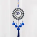 Campanello Vento Occhio Malvagio Metallo Sospeso Decorazione Casa Spirituale - 200 OM