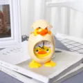 Sveglia carina a forma di pulcino nell'uovo per camera da letto dei bambini decoro. - Giallo