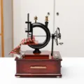 Vintage sewing machine music box retro mechanical musical box desk decor gift for girls - YL2018 Music Box