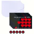 Couples sex scratch card 50 positions game novelty valentine gift set with envelopes. - 50 Position Challenge (5 Cards + 5 Envelopes + 5 Stickers)