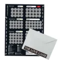 Couple scratch off poster adult love game 18+ romantic challenge interactive relationship gift - Black The Love Game (Envelope)